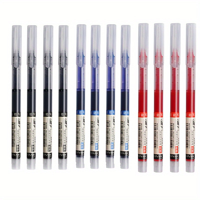 12-Pack Quick-Dry Smooth Rollerball Pens