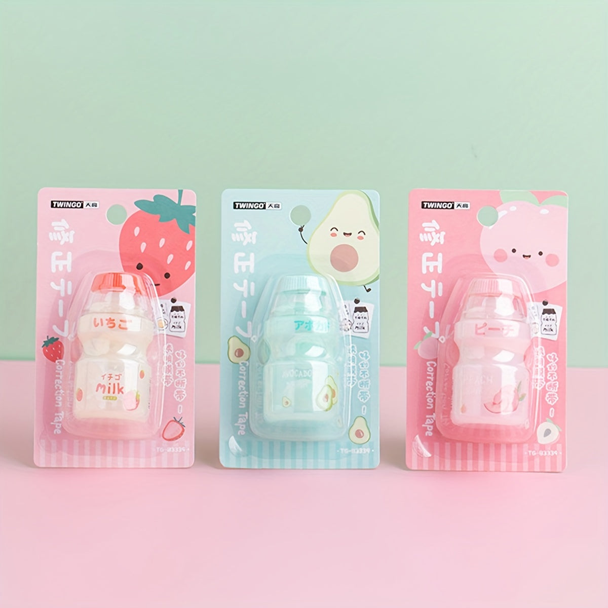 1pc 6m Cute Correction Tape For Students, Creative Bottle Correction Tape, Portable Correction Magnetic Tape
