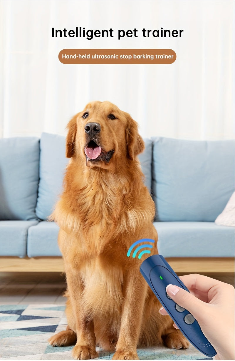Ultrasonic Dog Bark Deterrent, Dog Barking Device, Gentle And Effective, Indoor/Outdoor Training And 3 Modes