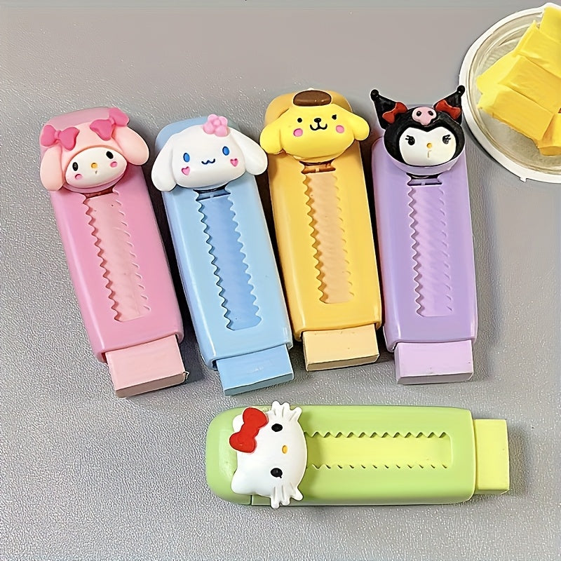 Sanrio 5pcs Character Eraser Set