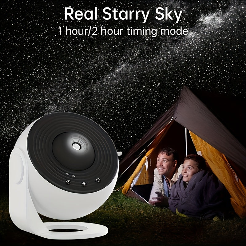13-in-1 LED Galaxy Projection Night Light, Starry Sky Projection Lamp.