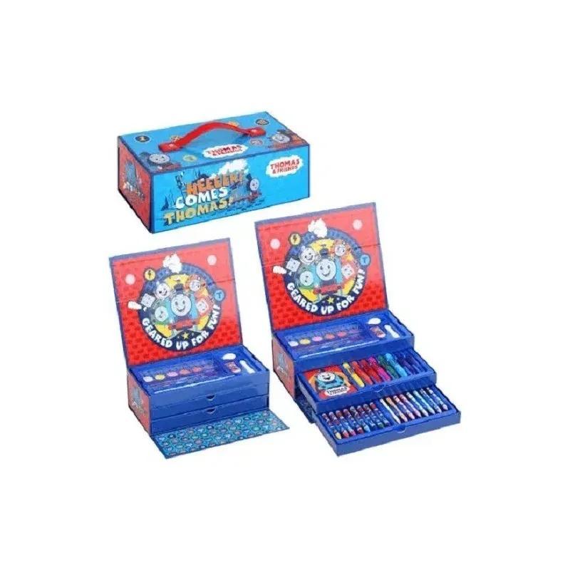 Kids 52pcs Cartoon Pencil Case Set