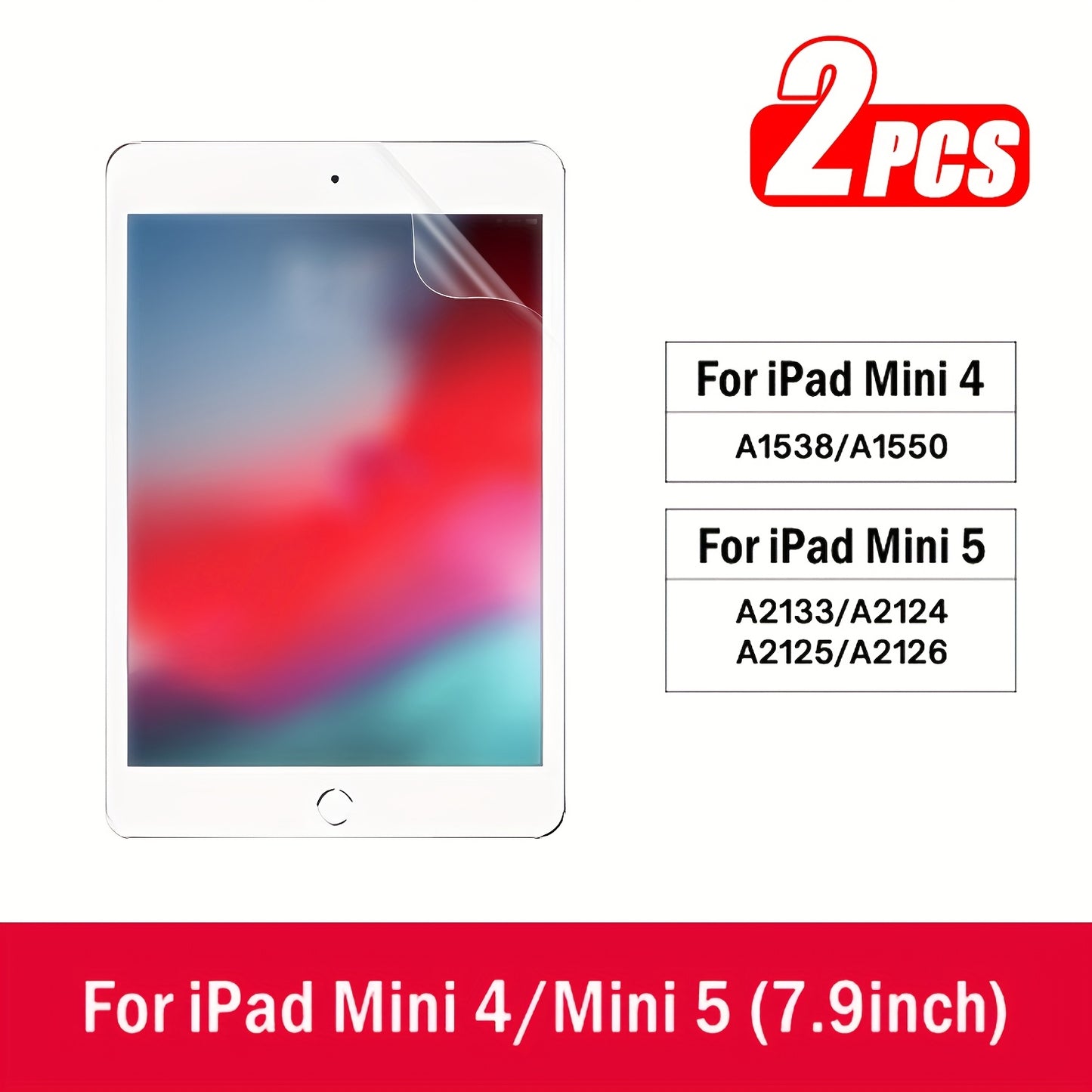 2pcs Frosted Paper Film Screen Protector for iPad Air 13/11 2025, for iPad Pro 13/11 2024, Compatible with 11th/10th/9th/8th/7th/6th/5th, 10.9"/10.2"/9.7 Inch, Air7/Air6/Air5/Air4/Air3/Air2/Air1/Pro 9.7/Pro 10.5 inch mini 7th