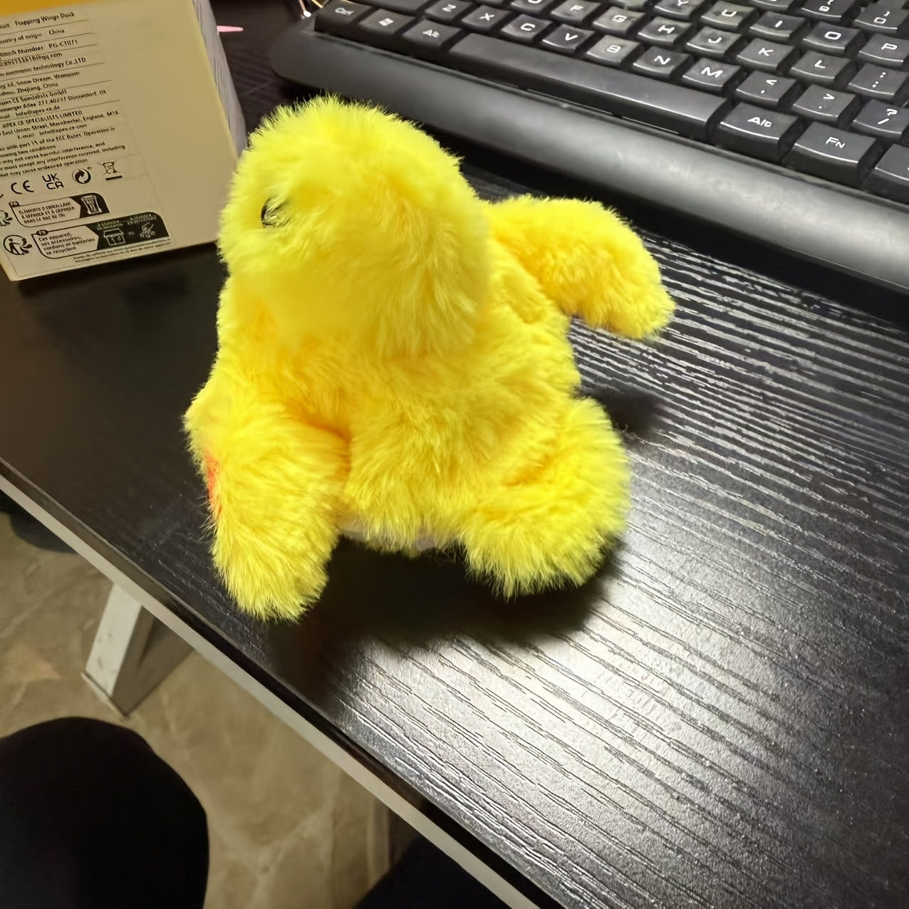 Interactive Plush Duck Toy – Soft, Durable, USB Rechargeable, Pet Fun