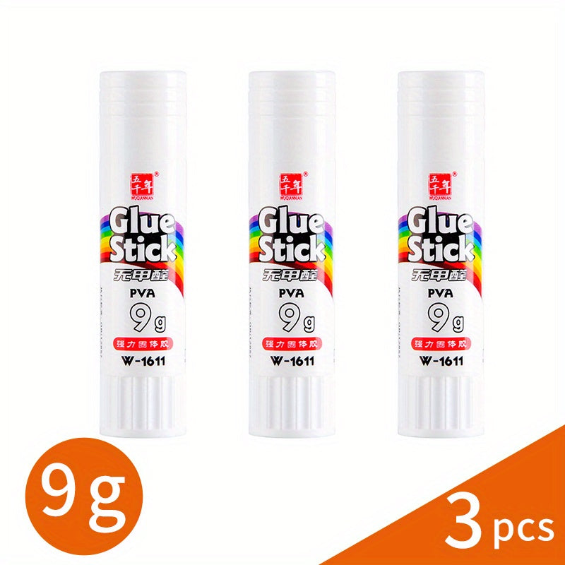 36g Strong Adhesive Glue Stick for Students - Quick-Dry, Non-Toxic, Durable Rubber Glue Stick for Crafts, Office & School Projects - Ideal for Back to School, Office Supplies, Craft Projects, Glue Stick for Crafts, School Pro