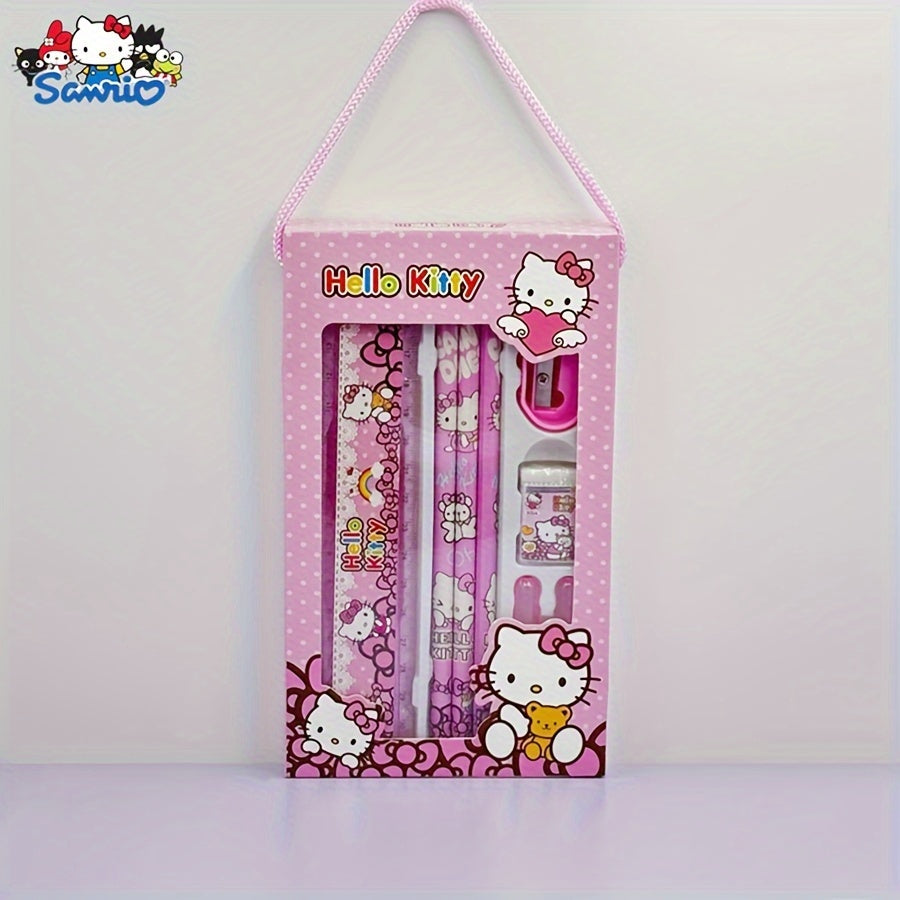 Hello Kitty & Cinnamoroll 8pcs Stationery Gift Set