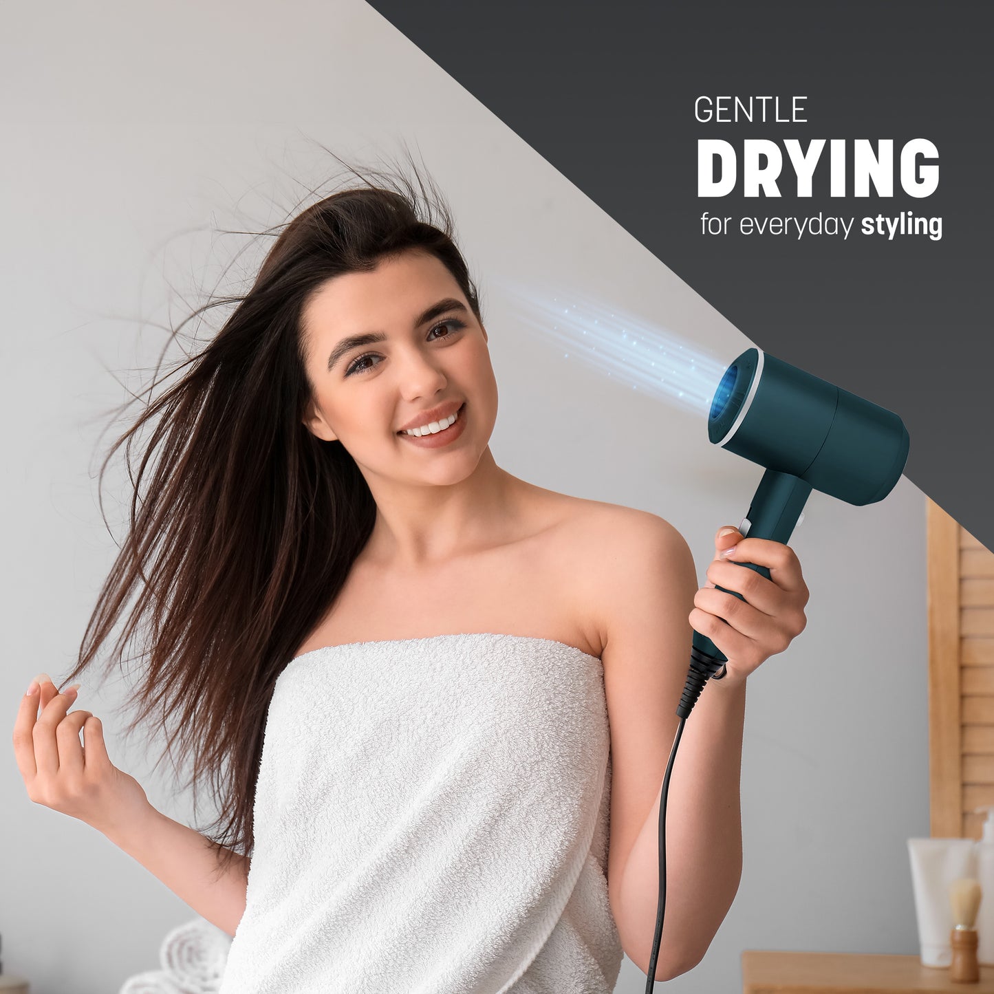 Keplin Ionic Hair Dryer – 1650W Powerful Blow Dryer with Precision Styling.