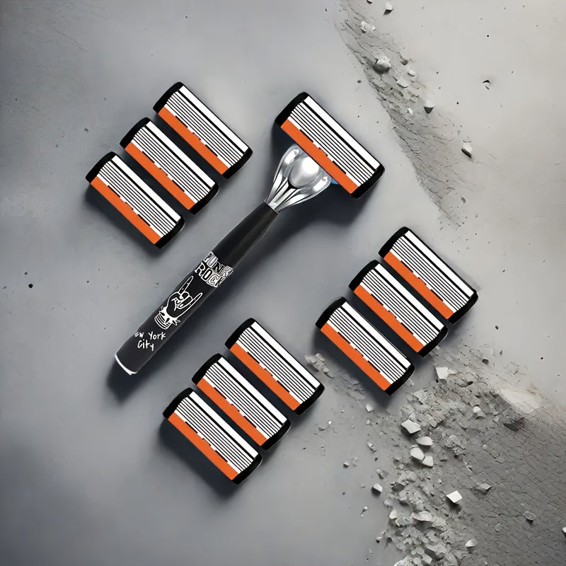 Two Handles + 60 Quality Progressive Blade Attachments for Facial Cleansing Tools.