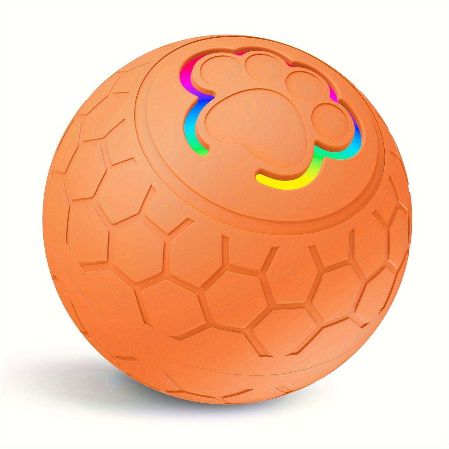 Smart Bouncing Pet Toy Ball – Rechargeable, Bite-Resistant, Interactive Fun
