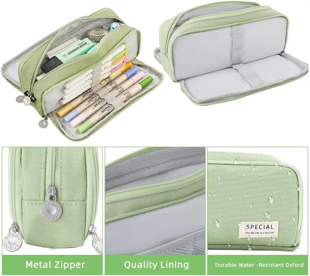 Kawaii Large Capacity Pencil Case - Japanese Stationery Organizer