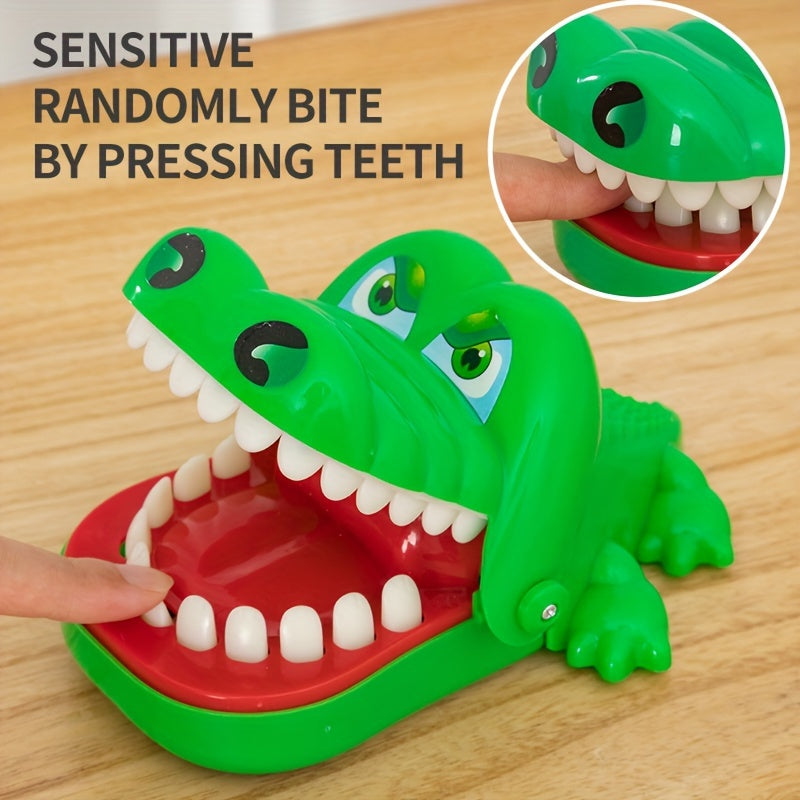 Fun Interactive Teeth-Pulling Game - Crocodile Finger Biting Toy for Youngsters 3+ - Perfect Party & Christmas Gift