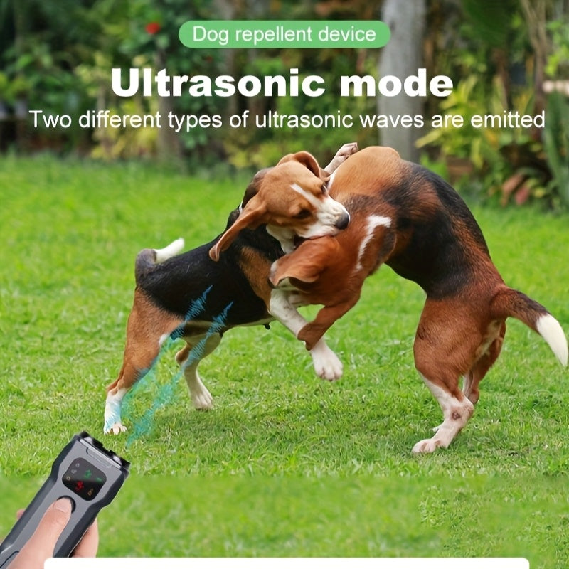 BarkGuard Soundwave technology Bark Control Trainer for Dogs Rechargeable LED Anti-Barking Device Plastic Stop Device