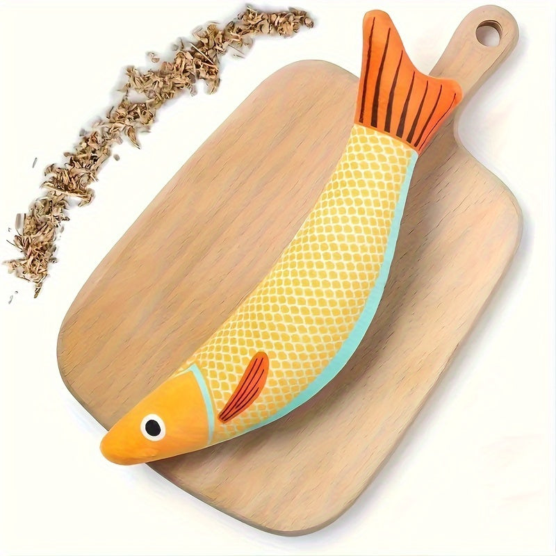 Crinkle Cat Fish Toy, Interactive Kicker, 1/2pcs Set
