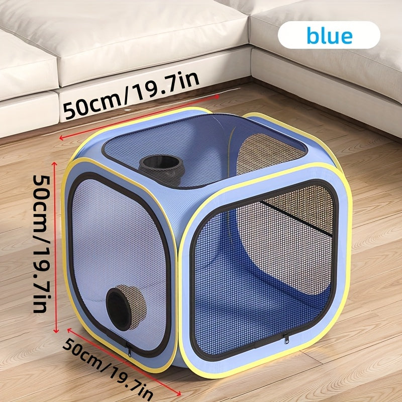 1pc Pet Drying Box Cat Bathing Blow Dry Artifact Small Dog Special Hair Drying Bag Home Water Blow Dryer Pet Bag Drying Bathing Hair Drying Tent Cat Box Blowable Foldabl
