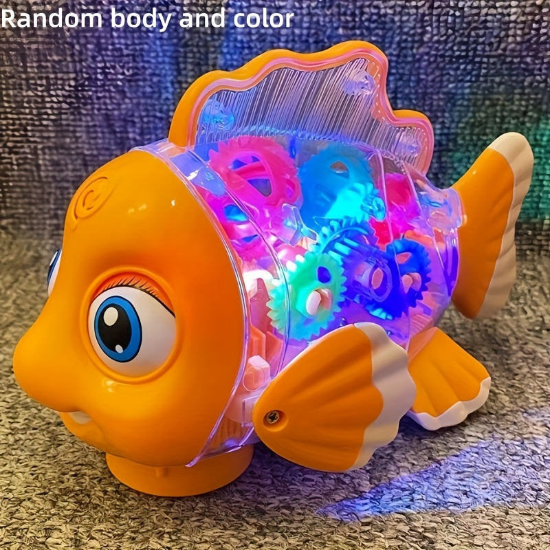 Multi-Functional Toy Car Bus with Flashing Lights & Moving Part