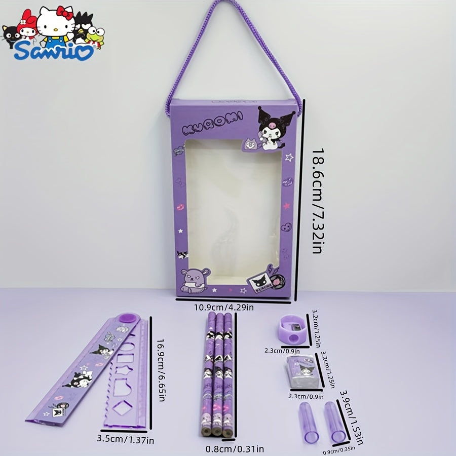 Hello Kitty & Cinnamoroll 8pcs Stationery Gift Set