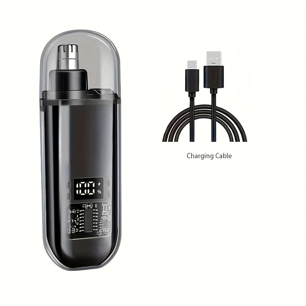 Electric nose hair trimmer, very stylish, mini and compact, portable, suitable for both men and women.