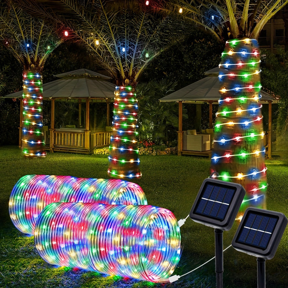 1pc Solar Tube String Light 8 Kinds Of Outdoor for Garden Decorative Lights, Weddings, Parties, Christmas Trees, Christmas,Thanksgiving,Halloween Holiday Decorative Lighting