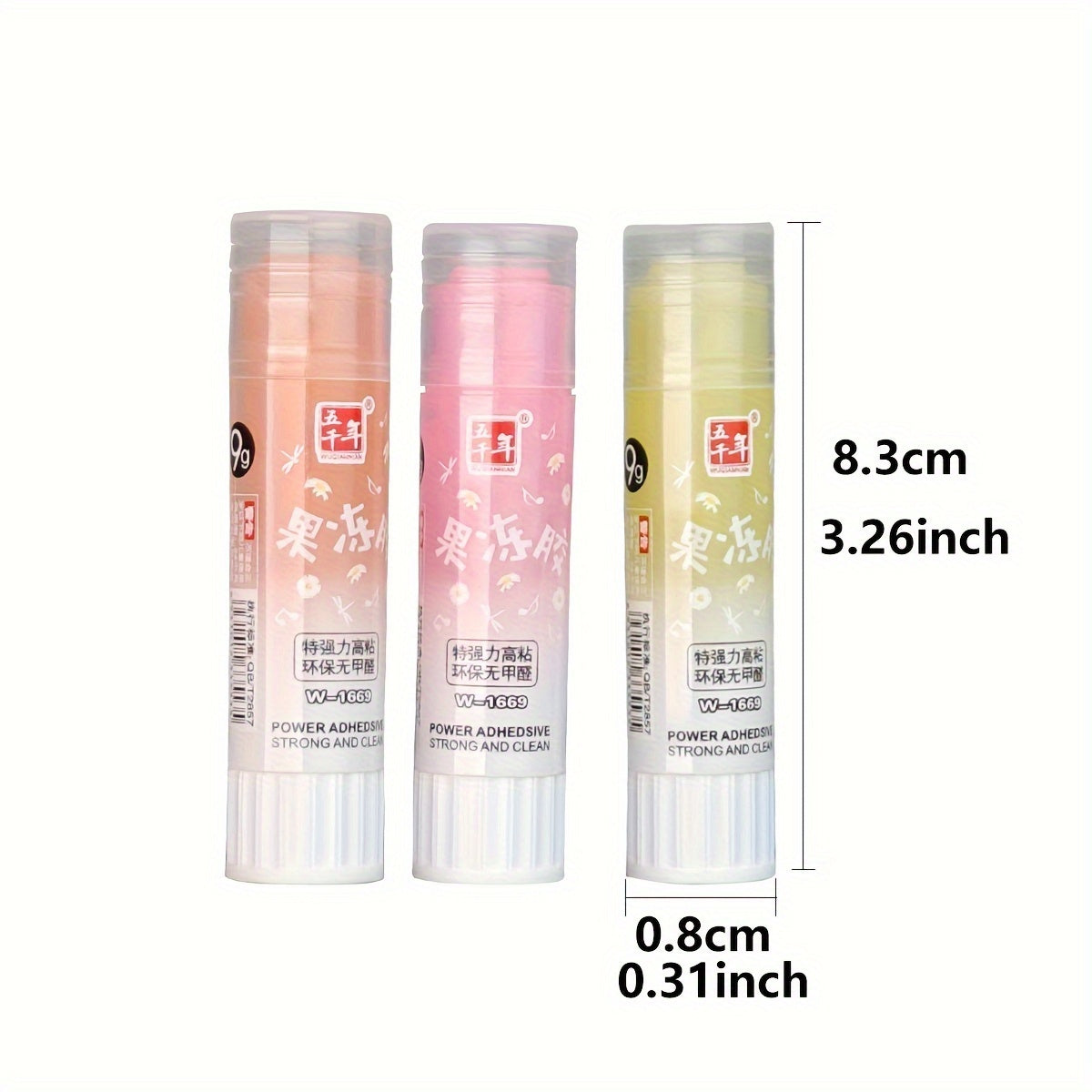 4-Pack Solid Glue Sticksn-Toxic, Multi-Age Use