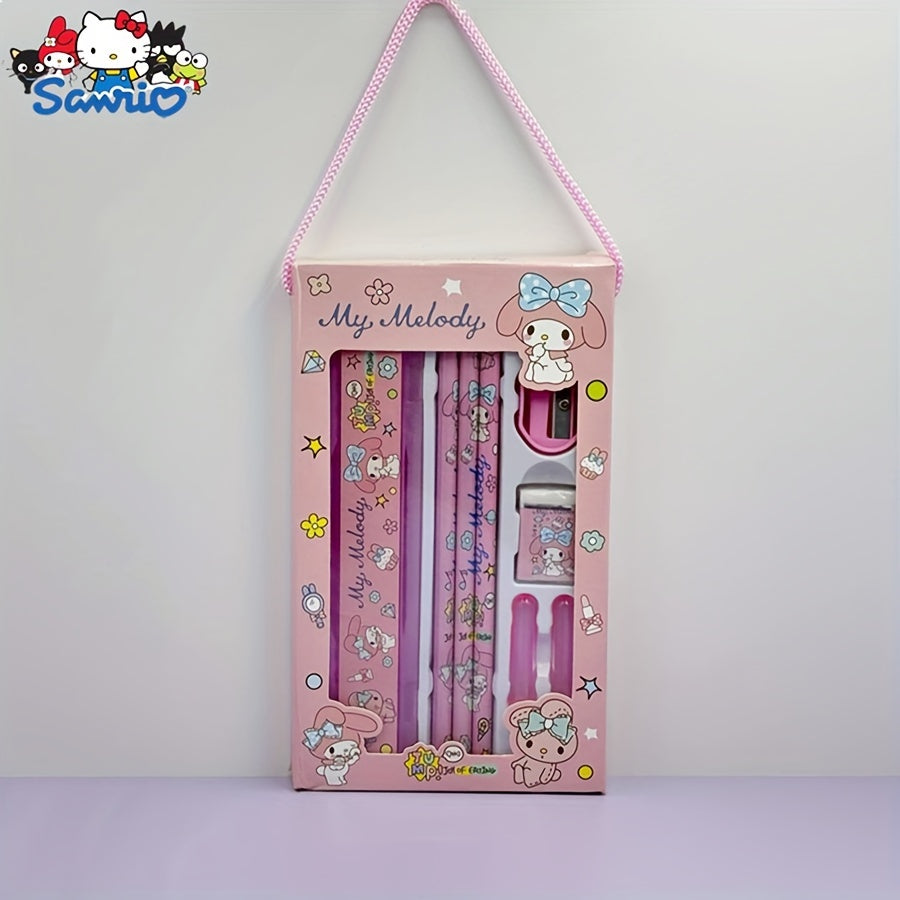Hello Kitty & Cinnamoroll 8pcs Stationery Gift Set