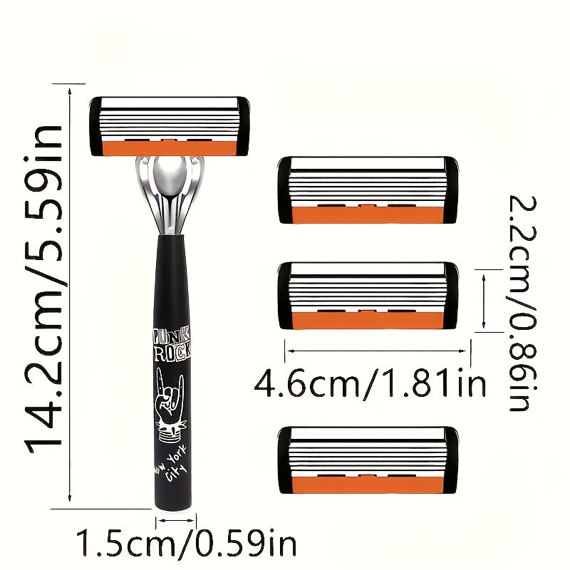 Two Handles + 60 Quality Progressive Blade Attachments for Facial Cleansing Tools.