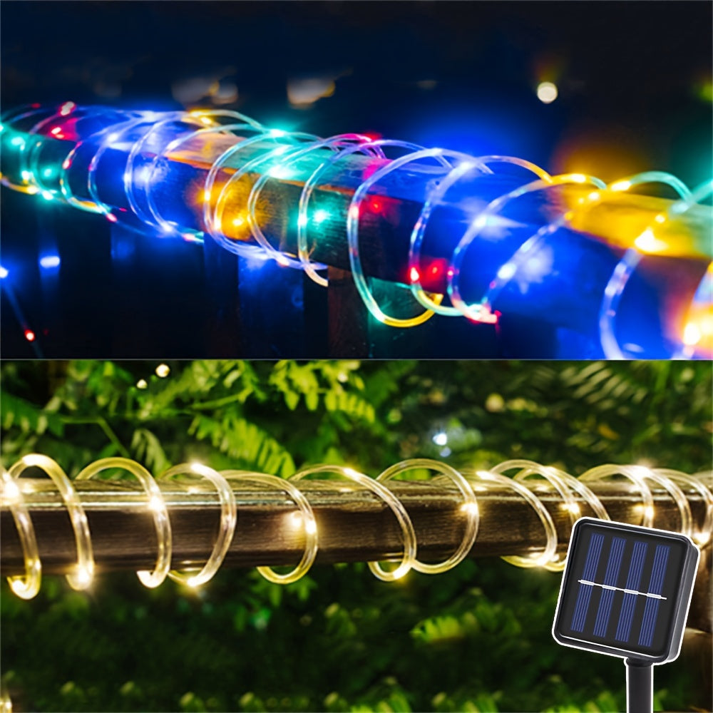 1pc Solar Tube String Light 8 Kinds Of Outdoor for Garden Decorative Lights, Weddings, Parties, Christmas Trees, Christmas,Thanksgiving,Halloween Holiday Decorative Lighting
