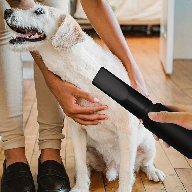 2800W Low Noise Pet Dog Cat Grooming Hair Dryer with 2.5M Hose, 3 Different Nozzles, and Heater