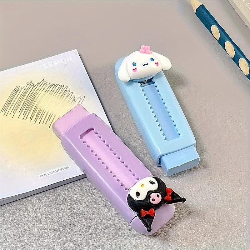 Sanrio Pull-Out Retractable Black Cat Eraser
