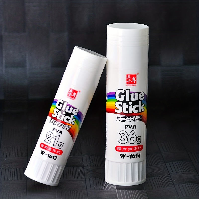 36g Strong Adhesive Glue Stick for Students - Quick-Dry, Non-Toxic, Durable Rubber Glue Stick for Crafts, Office & School Projects - Ideal for Back to School, Office Supplies, Craft Projects, Glue Stick for Crafts, School Pro