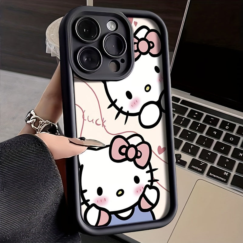 Sanrio Has Authorized Hello Kitty Cartoon Phone Cases Compatible with Iphone 16/15/14/13/12/11/XS/XR/X/78 Plus Pro Max TPU Cases.