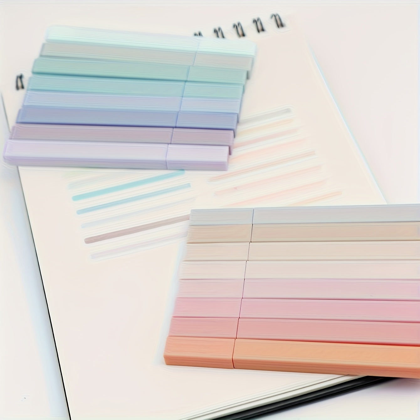12pcs Pastel Highlighter Set - Non-bleeding, Fringe-Free, Perfect for Journals, School & Office Supplies - Ideal Easter Gift, School Supplies|Pastel Colors|Smudgeproof Ink