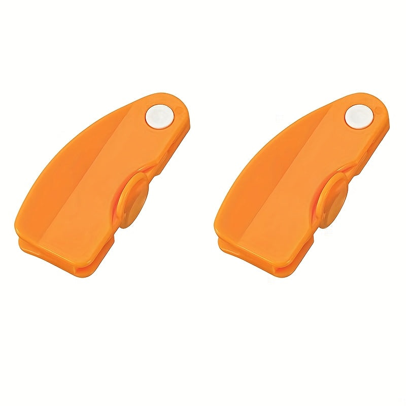 1/2 Stück Deluxe Klappbarer Orangen-Schäler - Einfach Zu Benutzen, Platzsparend, Kreatives Schneidewerkzeug Für Zitrusfrüchte, Gemüse Und Küchenutensilien - Kunststoff, Einfache Und Bequeme Gestaltung Für Zuhause Und R