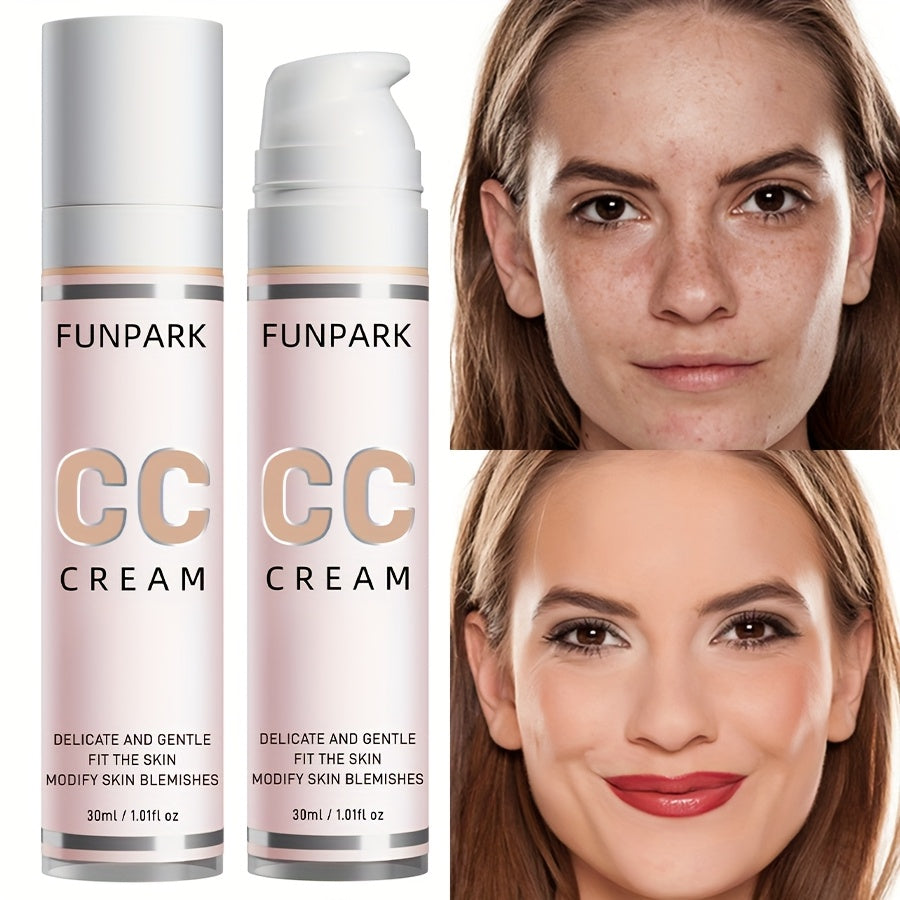 CC Cream, Cover freckles and wrinkles, Create flawless Light Beige, Light texture.