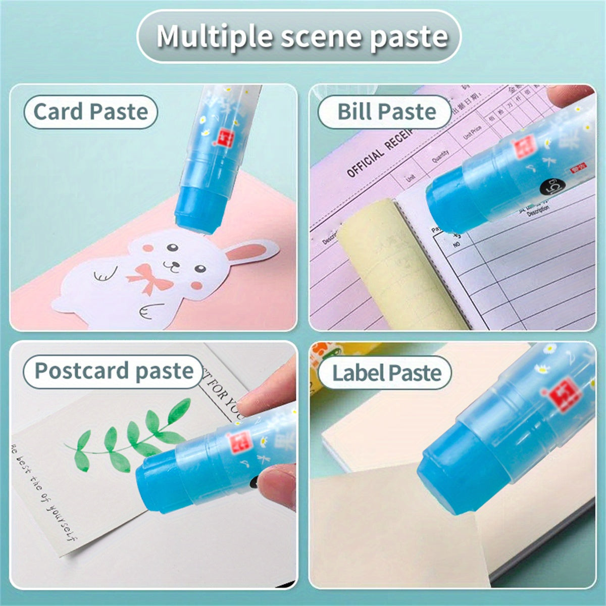 3pcs High Viscosity Color Jelly Glue