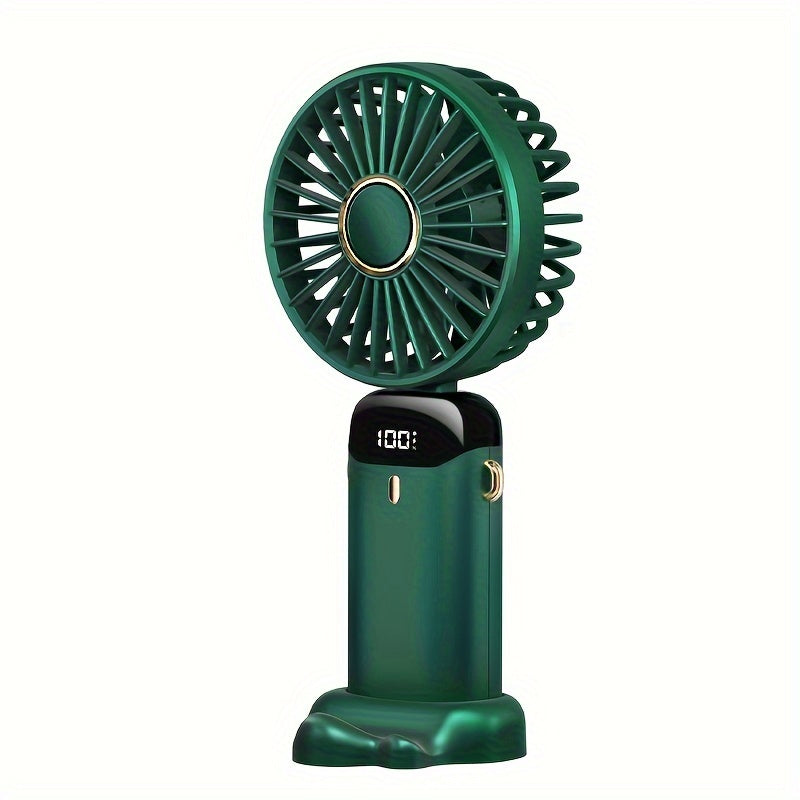 1pc Large Wind Quiet Electric Carry-on Portable Handheld Fan with Aromatherapy for Outdoor Use