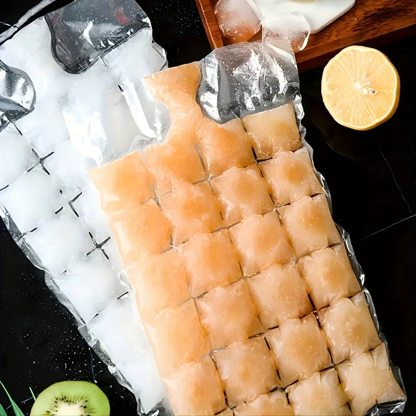 20pcs Disposable Ice Cube Bags – Self-Sealing, Free Funnel Included