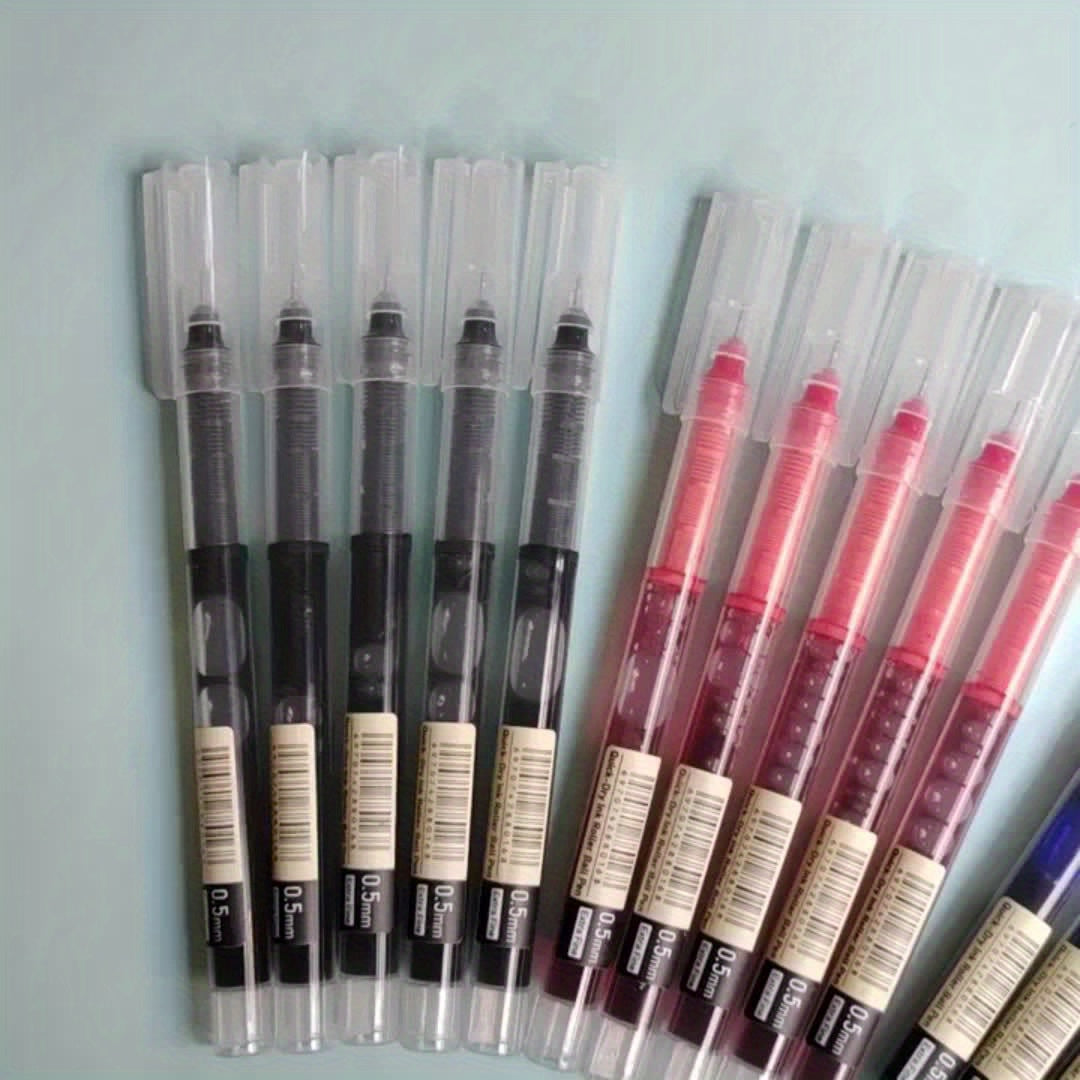 12-Pack Quick-Dry Smooth Rollerball Pens