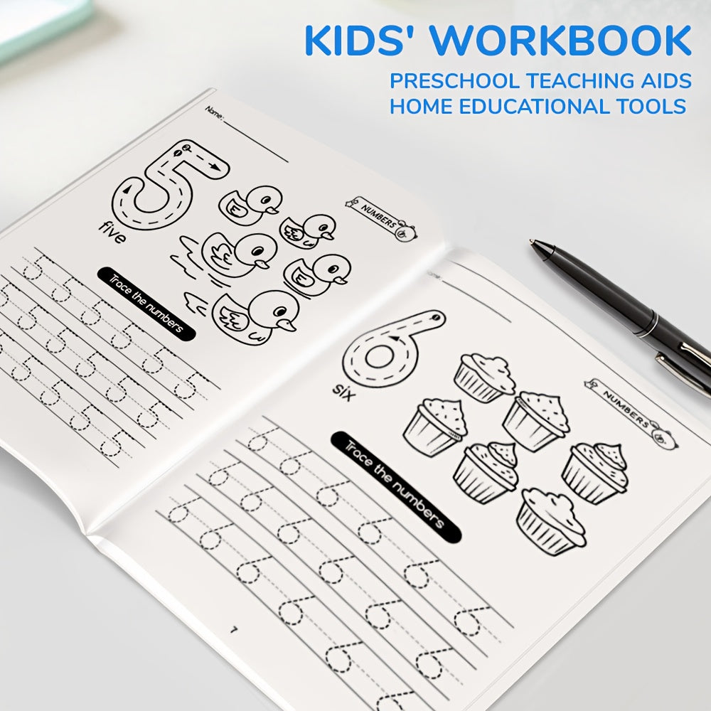 28-page childrens math workbooks for preschoolers