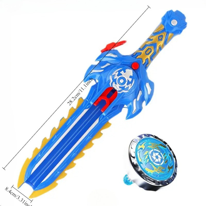 Battle Ready Luminous Gyro Sword Toy - Multiplayer Duel Spinning Top, Suitable for Teenagers
