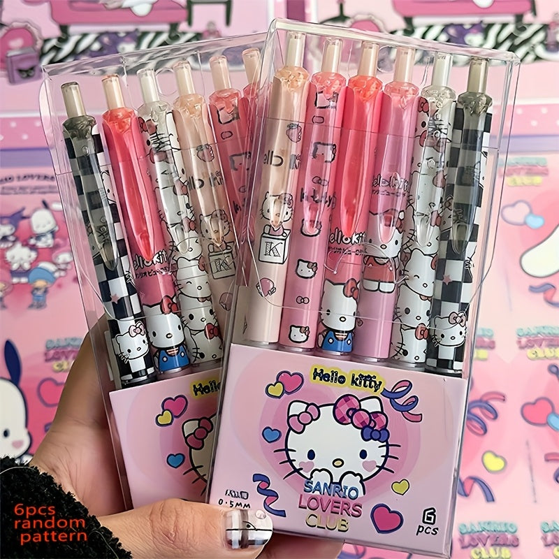 Sanrio Hello Kitty Kuromi 6pcs Pe
