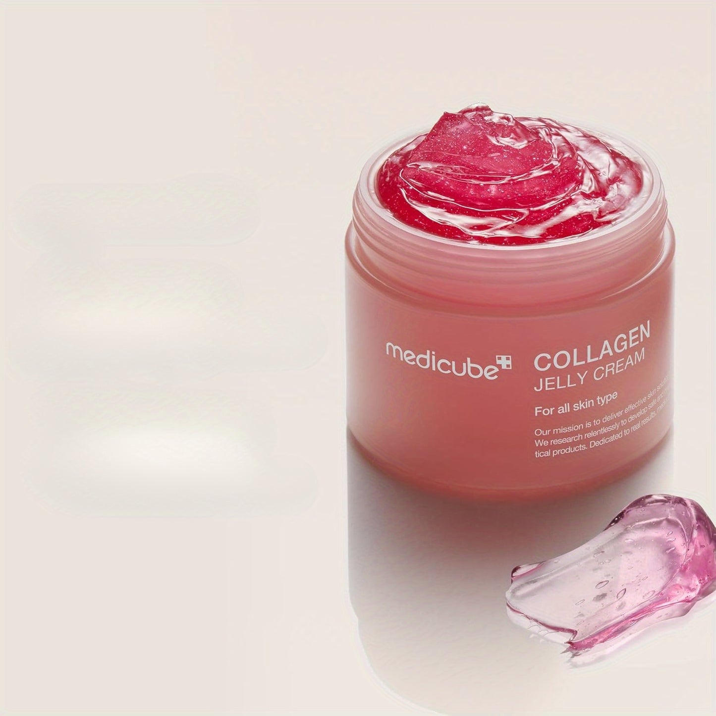 Medicube Korean Skincare Collagen Cream - Moisturizing, Hydrates, Boosts Radiance, Alcohol-Free, All Skin Types, 110ml/3.71 fl.oz