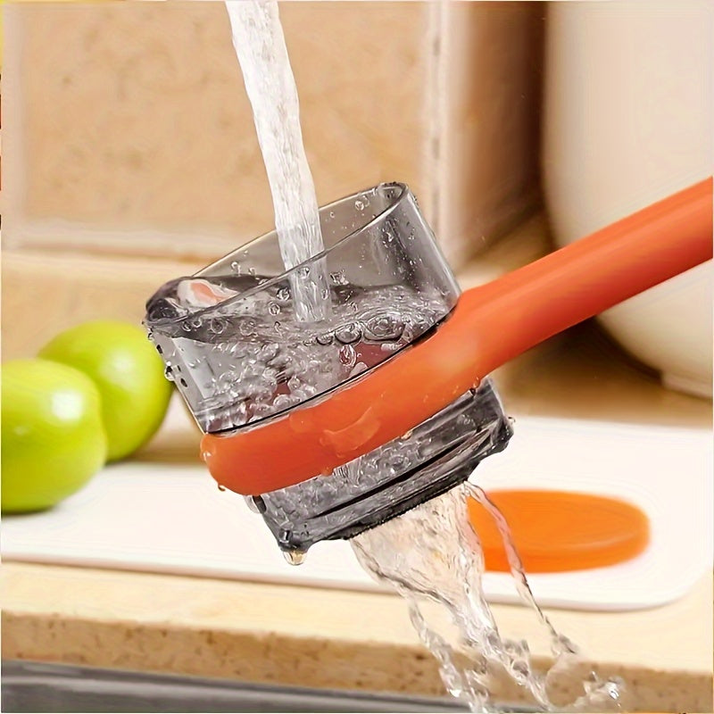 1pc Multi-Functional Peeler with Storage Bucket - Durable Plastic, Manual Operation, for Fruits & Vegetables, Kitchen Gadget, Food Prep Tool, Non-Electric, for Home Cooking / Food Preparation / Chefs & Home Cooks