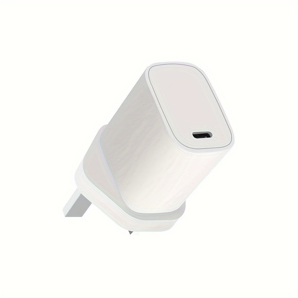 30W Fast and Portable PD USB-C Charger: Compatible with Macbook Air 13/12, Ipad Pro 13/12.9, Ipad Air 5/4, Mini 6, Ipad 10, Iphone 15, Pixel 8/7-2pcs/1pc - White