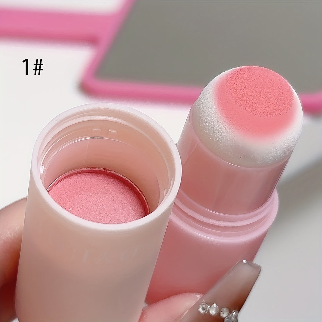 Long-lasting Soft Mist Matte Blush Stick - Waterproof, Cute Natural Supernatural Monochrome Blush