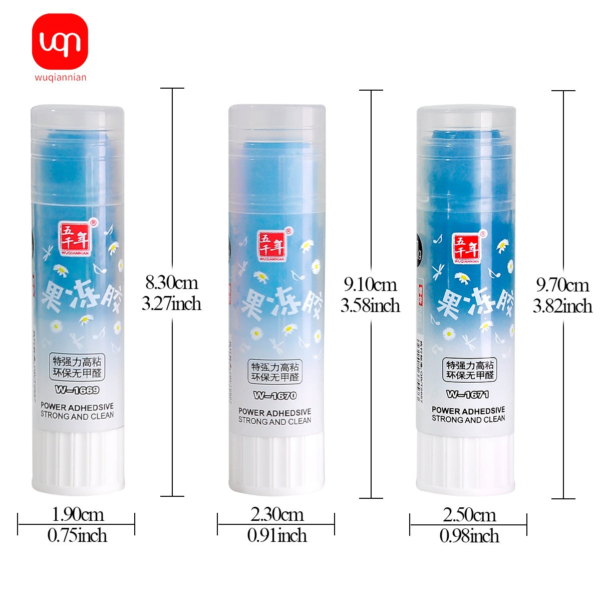 3pcs High Viscosity Color Jelly Glue