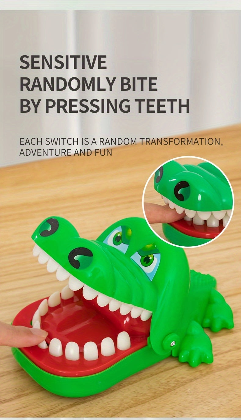 Fun Interactive Teeth-Pulling Game - Crocodile Finger Biting Toy for Youngsters 3+ - Perfect Party & Christmas Gift
