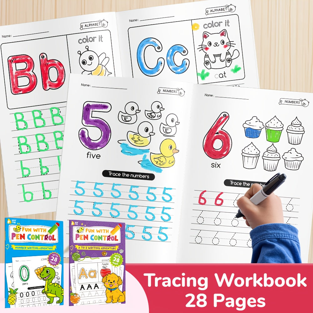 28-page childrens math workbooks for preschoolers