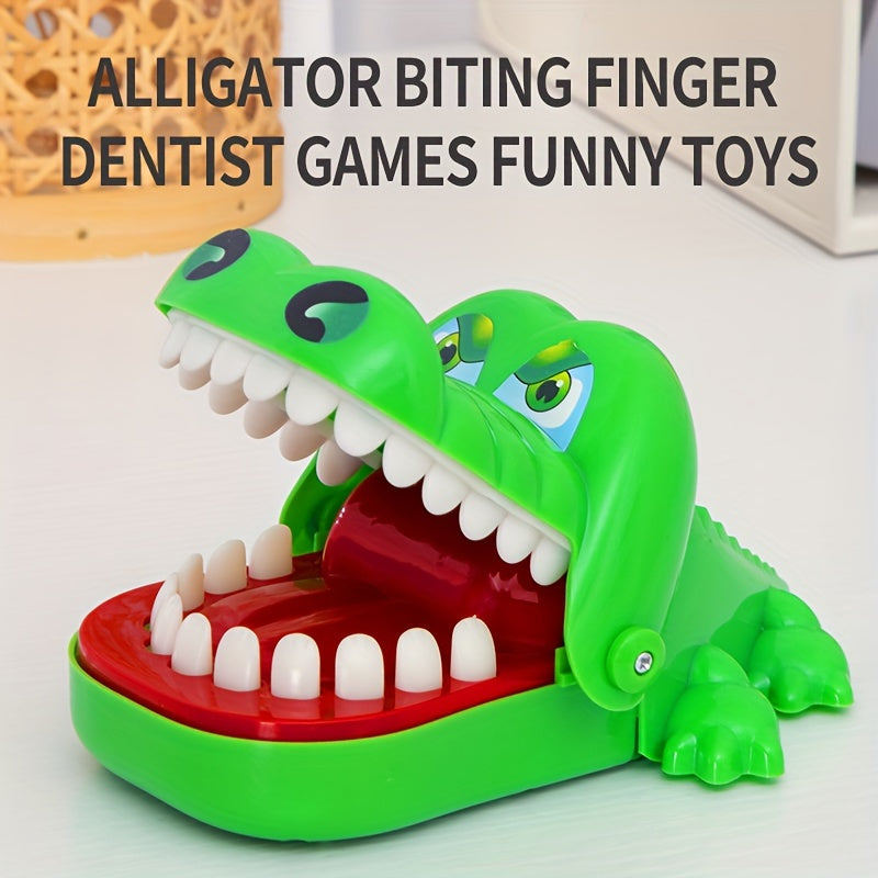 Fun Interactive Teeth-Pulling Game - Crocodile Finger Biting Toy for Youngsters 3+ - Perfect Party & Christmas Gift