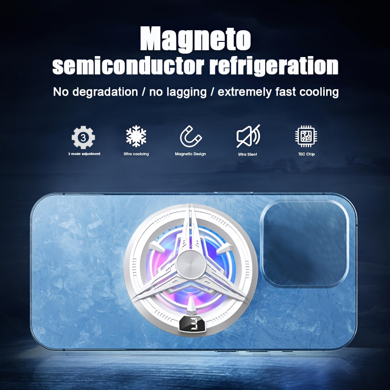 Magnetic Phone Cooler – Chip Cooling, Portable, Battery-Free Gaming