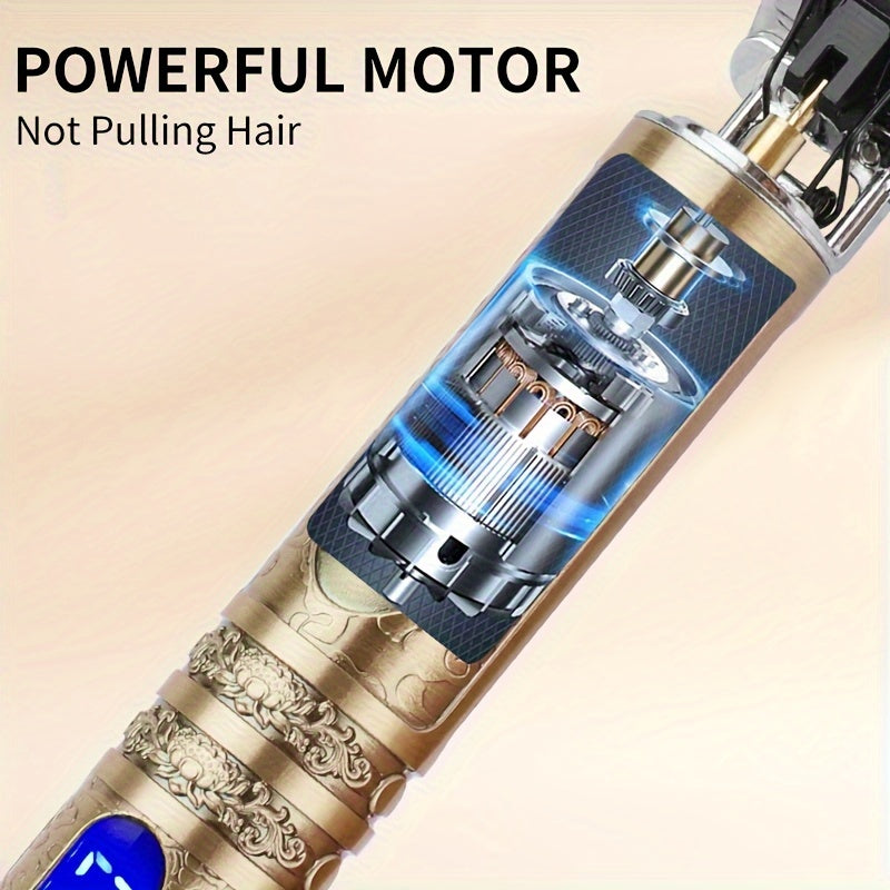 Hair Clippers Beard Trimmer for Men, Electric Cordless Clippers with LCD Screen.